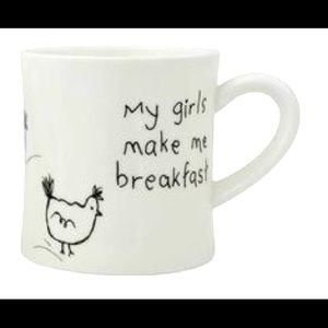 Chickens!! Coffee or Tea Mug - Tawnya Norton Design My Girls Make Me Breakfast